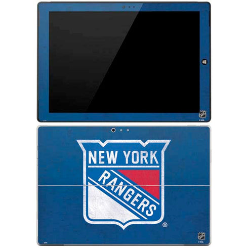 NHL New York Rangers Distressed Surface Pro 3 Skin