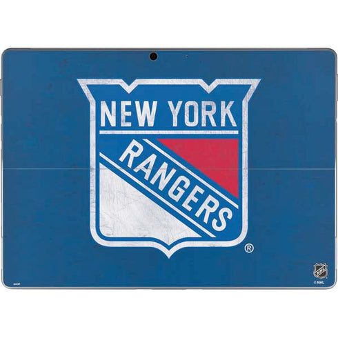 NHL New York Rangers Distressed Surface Pro 8 Skin