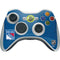 NHL New York Rangers Distressed Xbox 360 Wireless Controller Skin