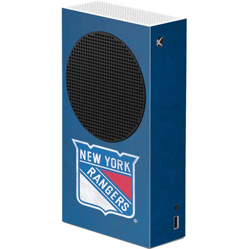 NHL New York Rangers Distressed Xbox Series S Console Skin