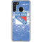 NHL New York Rangers Frozen Galaxy A21 Clear Case