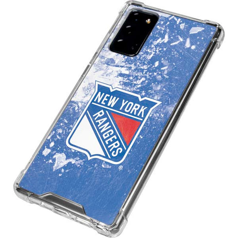 NHL New York Rangers Frozen Galaxy Note20 5G Clear Case