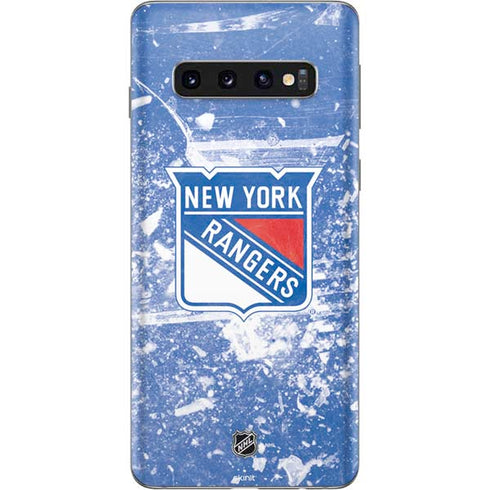 NHL New York Rangers Frozen Galaxy S10 Skin