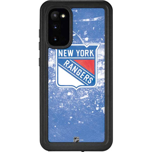 NHL New York Rangers Frozen Galaxy S20 Waterproof Case