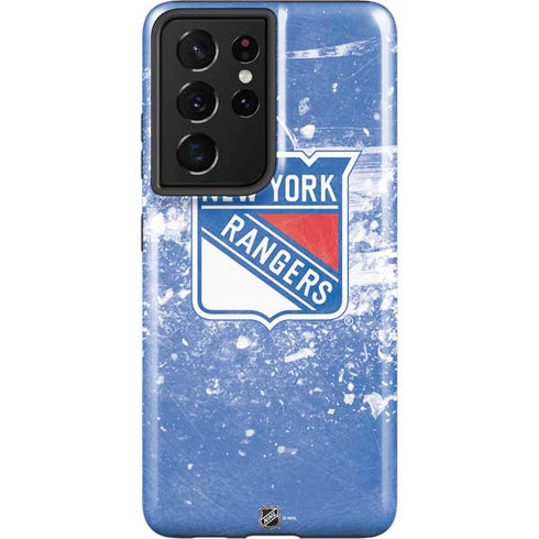 NHL New York Rangers Frozen Galaxy S21 Ultra 5G Pro Case