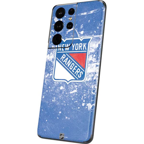 NHL New York Rangers Frozen Galaxy S21 Ultra 5G Skin