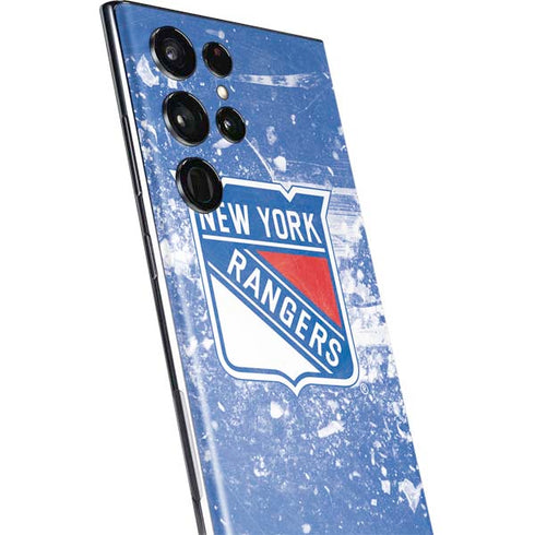 NHL New York Rangers Frozen Galaxy S22 Ultra Skin