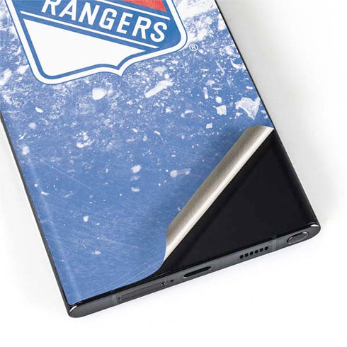 NHL New York Rangers Frozen Galaxy S22 Ultra Skin