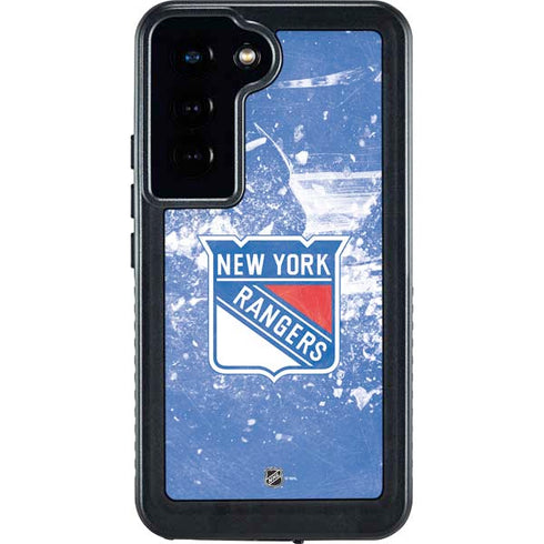 NHL New York Rangers Frozen Galaxy S23 Waterproof Case