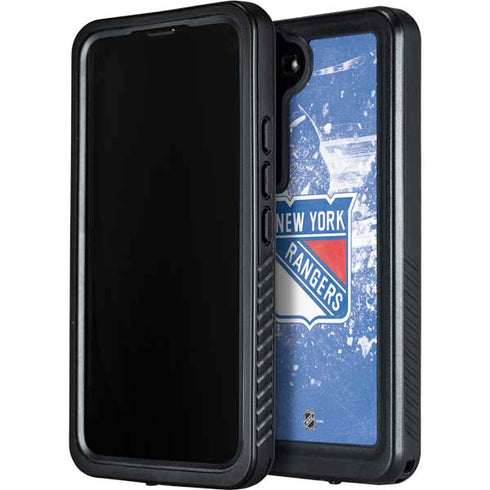 NHL New York Rangers Frozen Galaxy S23 Waterproof Case