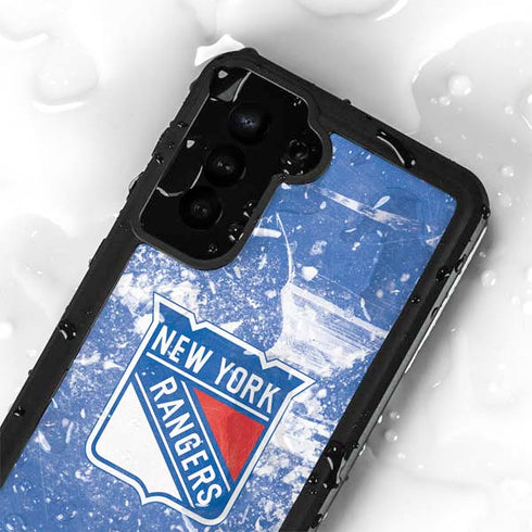 NHL New York Rangers Frozen Galaxy S23 Waterproof Case