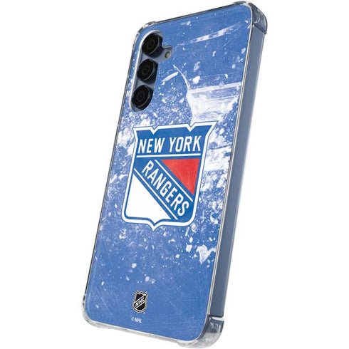 NHL New York Rangers Frozen Galaxy S24 Clear Case