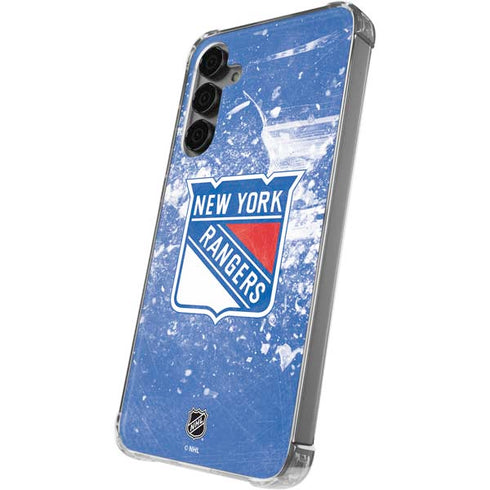 NHL New York Rangers Frozen Galaxy S24 Plus Clear Case