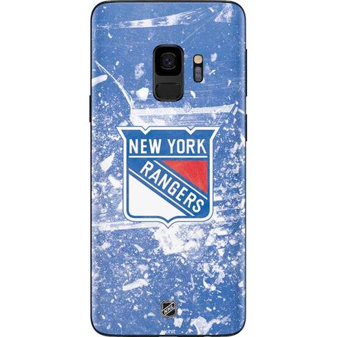 NHL New York Rangers Frozen Galaxy S9 Skin