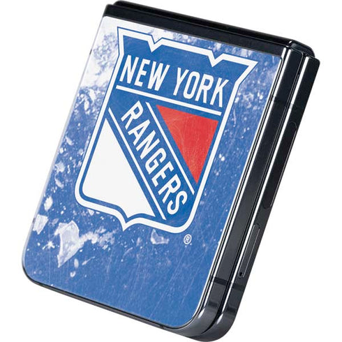 NHL New York Rangers Frozen Galaxy Z Flip5 5G Skin