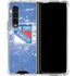 NHL New York Rangers Frozen Galaxy Z Fold4 5G Clear Case