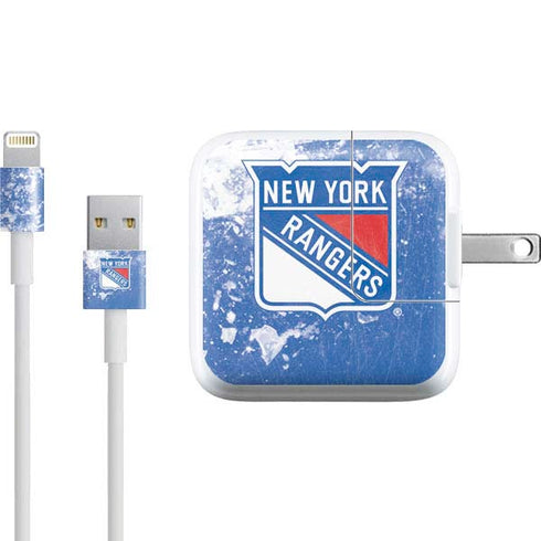 NHL New York Rangers Frozen iPad Charger (10W USB) Skin