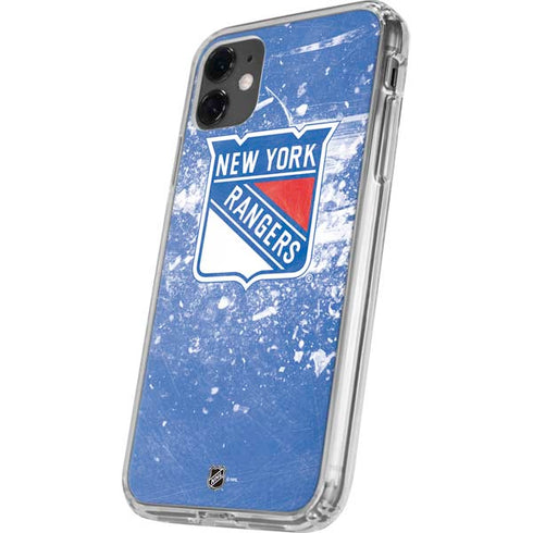 NHL New York Rangers Frozen iPhone 11 Clear Case