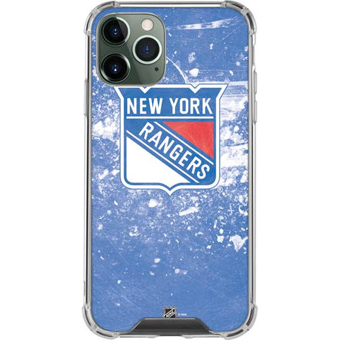 NHL New York Rangers Frozen iPhone 11 Pro Max Clear Case