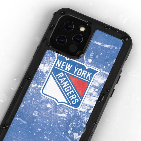 NHL New York Rangers Frozen iPhone 12 Pro Waterproof Case