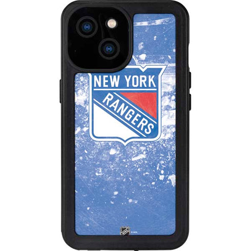 NHL New York Rangers Frozen iPhone 13 Mini Waterproof Case