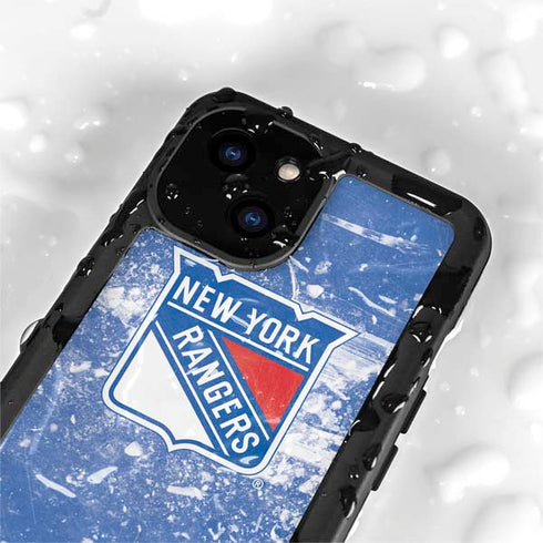 NHL New York Rangers Frozen iPhone 13 Mini Waterproof Case
