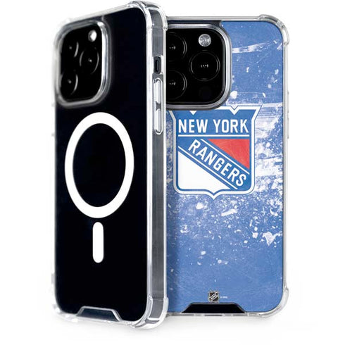 NHL New York Rangers Frozen iPhone 15 Pro MagSafe Case