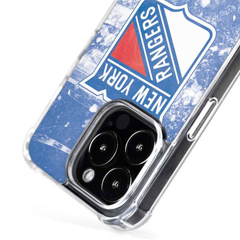 NHL New York Rangers Frozen iPhone 14 Pro Max MagSafe Case