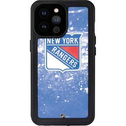 NHL New York Rangers Frozen iPhone 14 Pro Max Waterproof Case