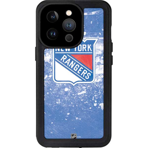 NHL New York Rangers Frozen iPhone 14 Pro Waterproof Case