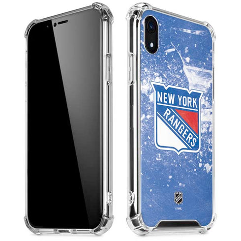 NHL New York Rangers Frozen iPhone XR Clear Case
