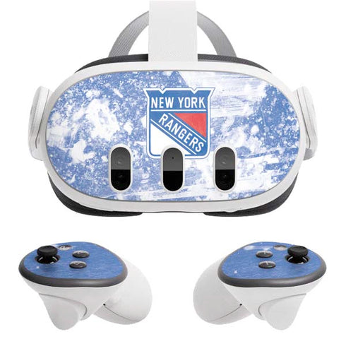 NHL New York Rangers Frozen Meta Quest 3 Skin