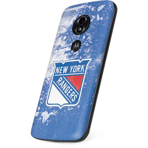 NHL New York Rangers Frozen Moto E5 Play Skin