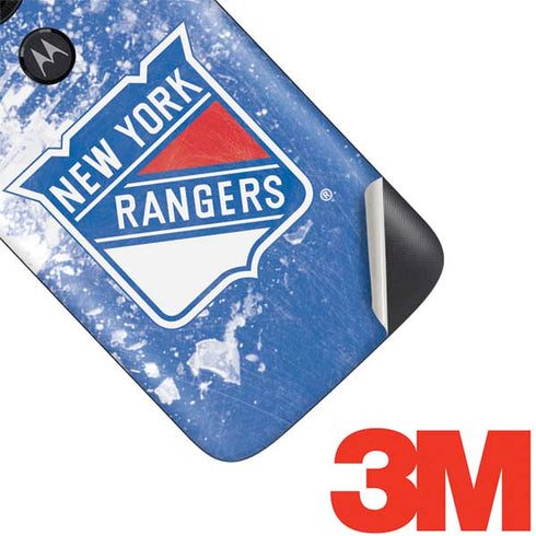 NHL New York Rangers Frozen Moto E5 Play Skin