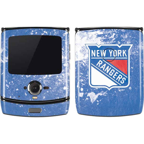 NHL New York Rangers Frozen Motorola RAZR Skin