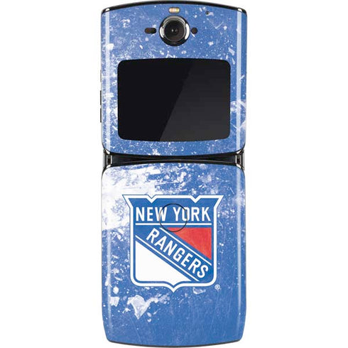 NHL New York Rangers Frozen Motorola RAZR Skin