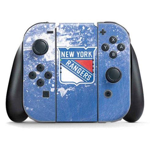 NHL New York Rangers Frozen Nintendo Switch (2017-2021) Joy-Con Controller Skin