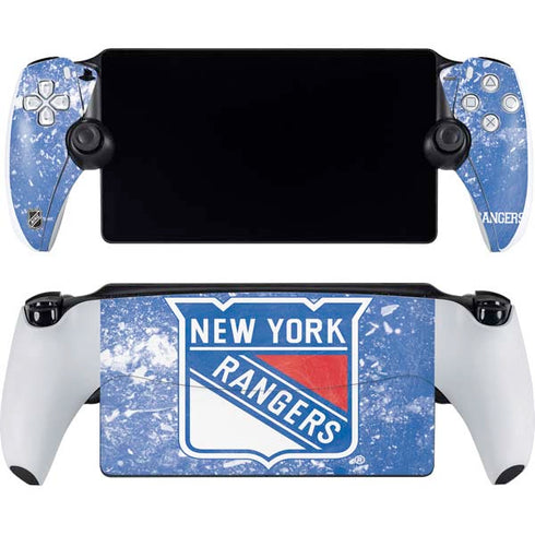 NHL New York Rangers Frozen PlayStation Portal Remote Player Skin