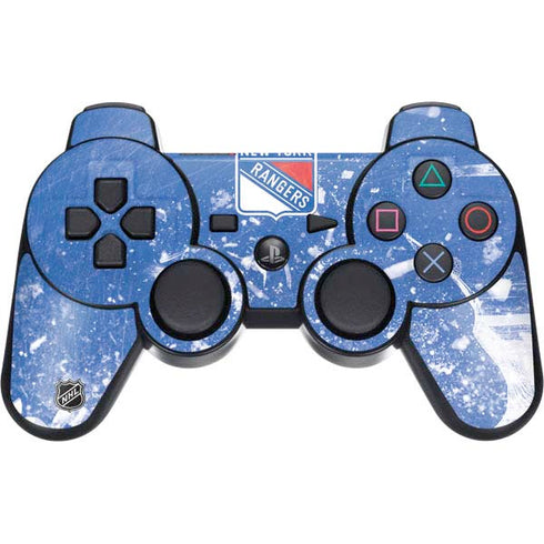NHL New York Rangers Frozen PS3 Dual Shock wireless controller Skin