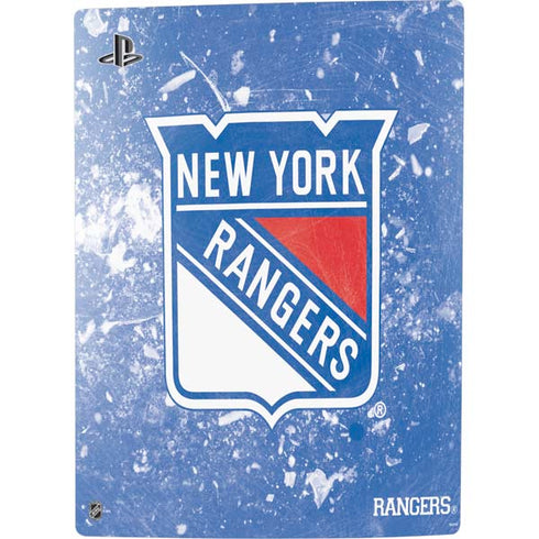 NHL New York Rangers Frozen PS5 Digital Edition Console Skin