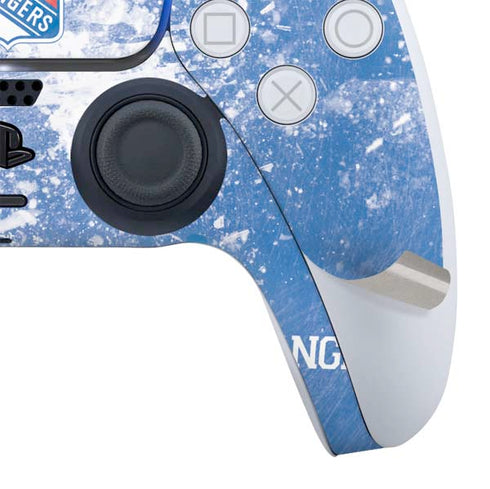NHL New York Rangers Frozen PS5 Controller Skin