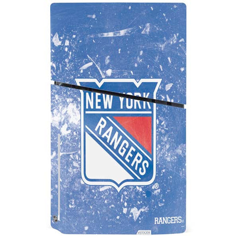 NHL New York Rangers Frozen PS5 Slim Disk Bundle Skin