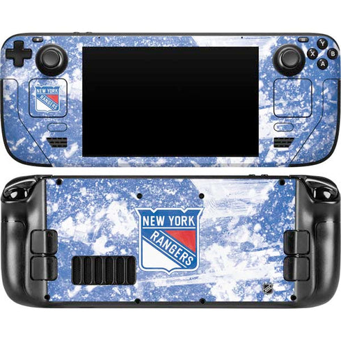 NHL New York Rangers Frozen Steam Deck Handheld Gaming Computer Skin