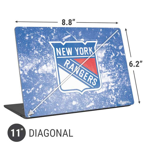 NHL New York Rangers Frozen Universal Laptop 11in (8.8 x 6.2in) Skin