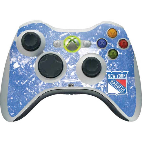 NHL New York Rangers Frozen Xbox 360 Wireless Controller Skin