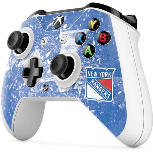 NHL New York Rangers Frozen Xbox One S Controller Skin