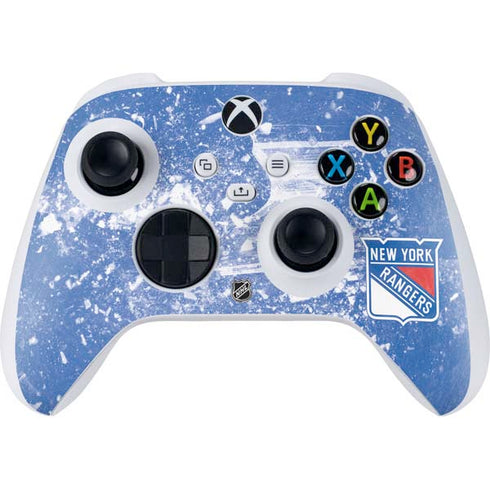 NHL New York Rangers Frozen Xbox Series S Controller Skin