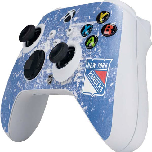 NHL New York Rangers Frozen Xbox Series S Controller Skin