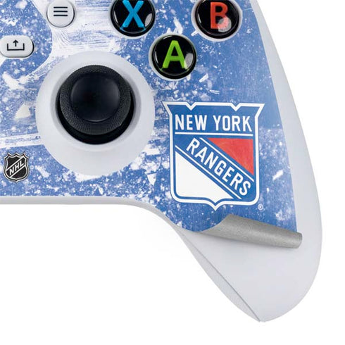 NHL New York Rangers Frozen Xbox Series S Controller Skin