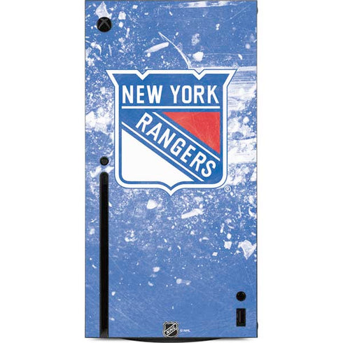 NHL New York Rangers Frozen Xbox Series X Console Skin
